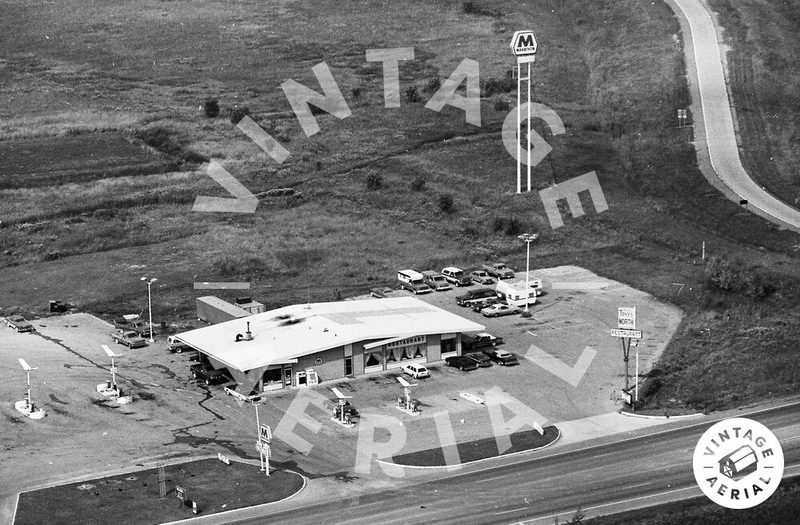 Tonys North Restaurant (Standish Truck Stop) - 1982 Aerial (newer photo)